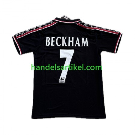 Manchester United Beckham 7 Retro 3rd Trikotsatz 1998-1999 Kurzarm